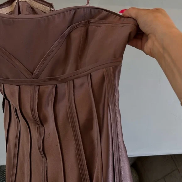 BCBG MAXAZRIA Runway Pleated Silk Dress – Size 4 - Picture 4 of 4